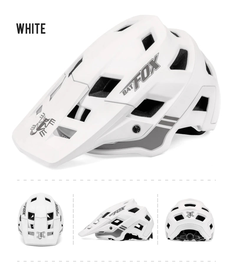 BATFOX In-mold DH MTB Bicycle Helmet Sports Anti-impact Road Mountain Bike Helmet casco fox Men Women Riding Cycling Helmet