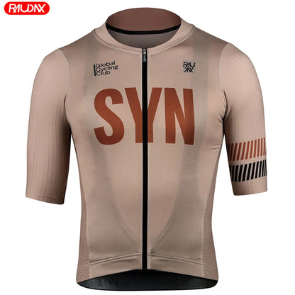 Cycling Jersey 2024 SYN Raudax Bike Shirts Breathable Racing Sport Mtb Bicycle Jerseys Ropa De Hombre Clothes Cycling Clothing