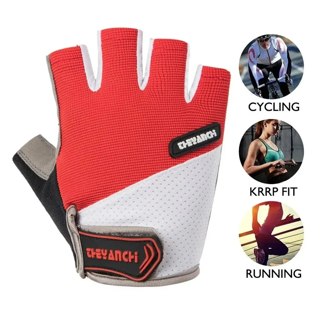 Cycling Gloves Bicycle Gloves for Men Women Mountain Bike Gloves Anti-Slip Shock Absorbing Half Finger Sport Gloves Accessories