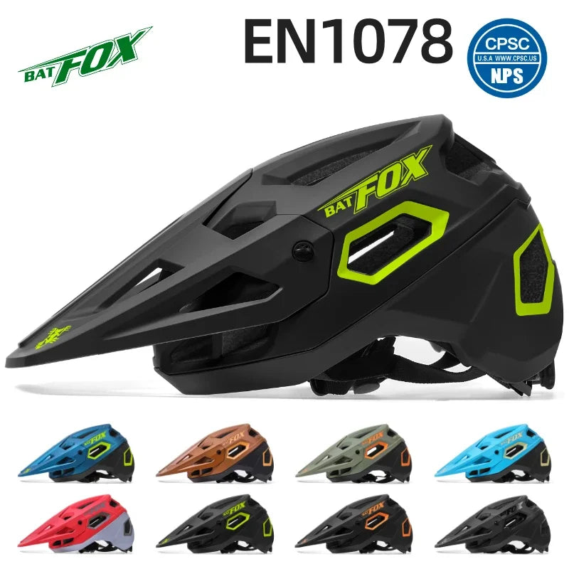 BATFOX Bike Helmet Men & Women High Quality Integrally-molded Cycling Mtb Bicycle Helmet Road & Mountain