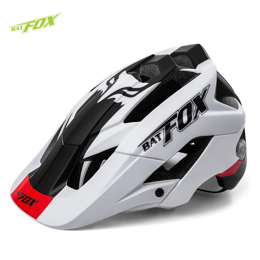 Batfox mtb helmet Size M Bicycle Helmet Men Women Molded Mountain Bike Ultralight Cycling Helmets