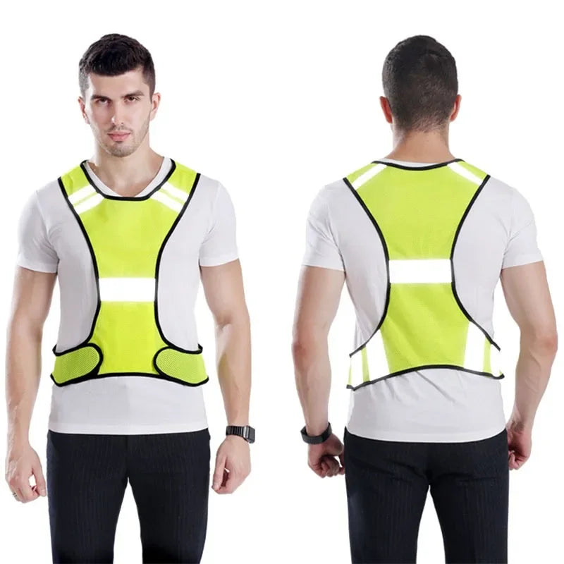 Car Motorcycle Reflective Strip Clothing Emergency Reflective Vest for Safety Traffic High Visibility For Cycling Sports Vest