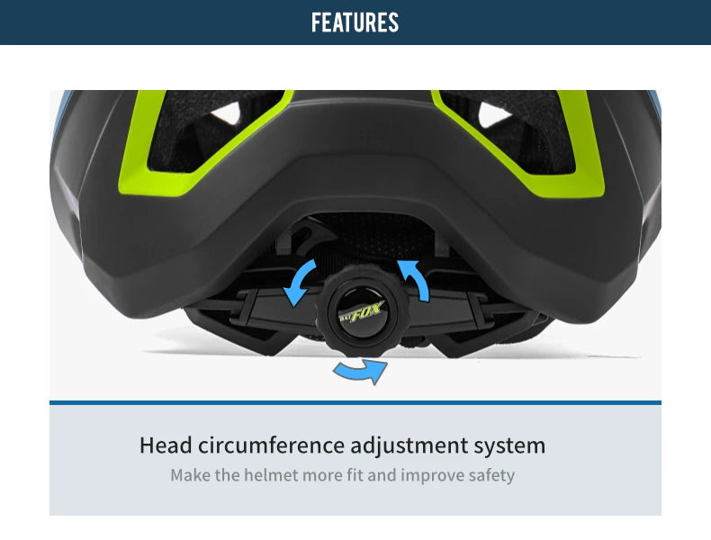 BATFOX mountain helmet bike accessories head safety bicycle protection equipment