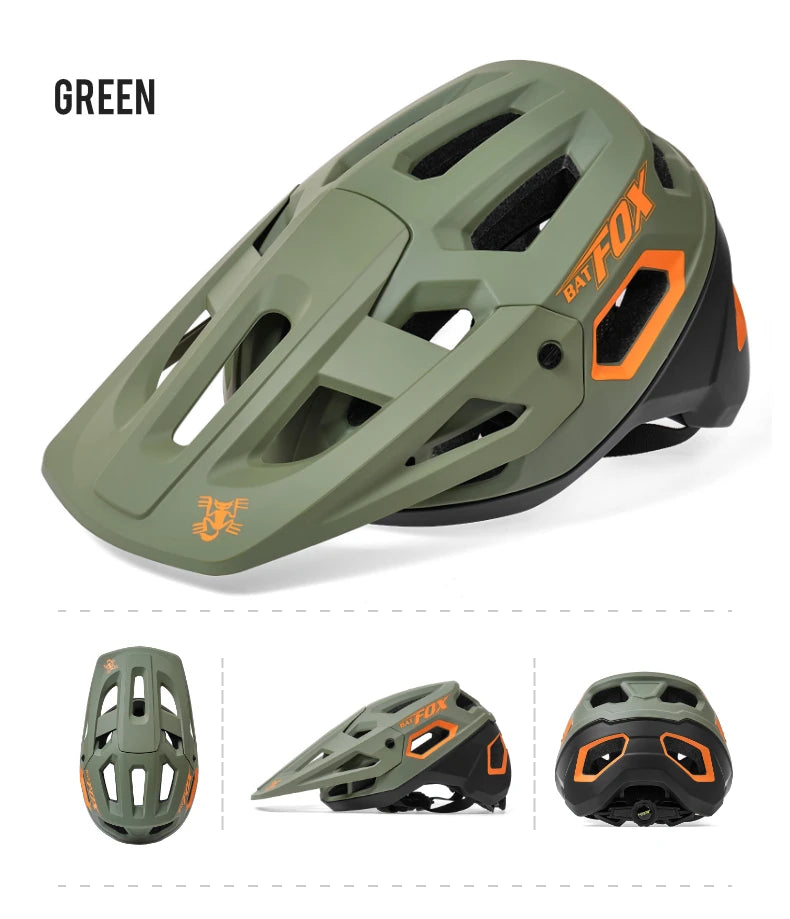 BATFOX mountain helmet bike accessories head safety bicycle protection equipment