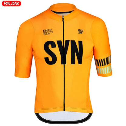 Cycling Jersey 2024 SYN Raudax Bike Shirts Breathable Racing Sport Mtb Bicycle Jerseys Ropa De Hombre Clothes Cycling Clothing