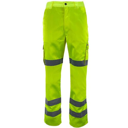 Hi Vis Polycotton Cargo Trousers - HV516-5