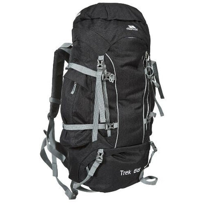 Trespass 'Trek' 66 Litre Camping Hiking Bag Travel Backpack-1