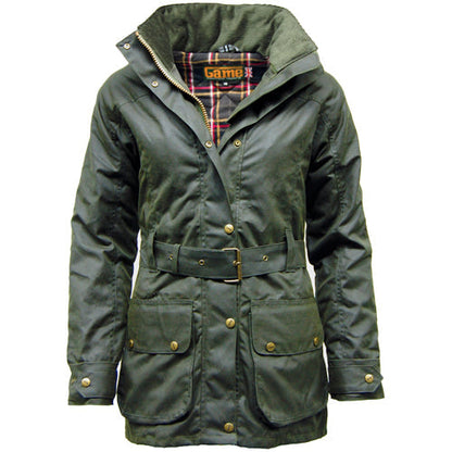 Game Cantrell Padded Antique Waxed Jacket-2