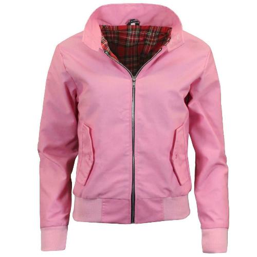 Ladies Classic Vintage Harrington Jacket-3