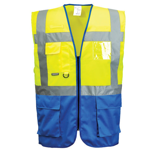 Portwest C476 Warsaw Executive Hi Vis Zip Vest-1