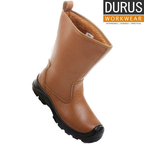 Durus Workwear Steel Toe Cap Fur Lined Rigger Boot SBU01-0