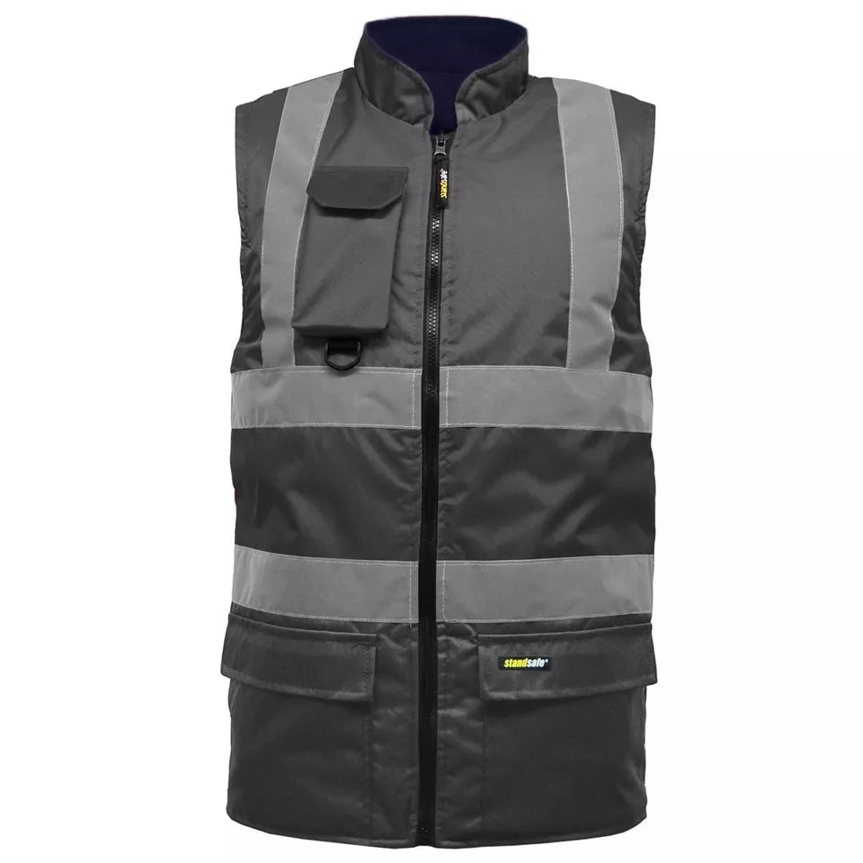 Hi Vis Reverible Bodywarmer - HV010 / HV037-2