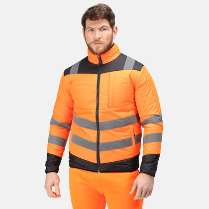 Mens Regatta Hi Vis Thermal Jacket - TRA483-0